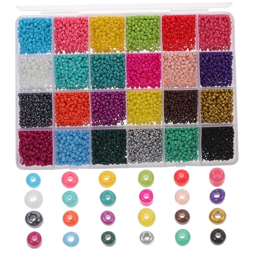 DOITOOL 1 Schachtel Farben Glasperlen DIY Bastelperlen mit Glatter Oberfläche Langlebig Bruchfest für Schmuckherstellung Armbänder Halsketten Spacer Perlen zum Auffädeln DOITOOL 1 Schachtel Farben Glasperlen DIY Bastelperlen mit Glatter Oberfläche Langlebig Bruchfest für Schmuckherstellung Armbänder Halsketten Spacer Perlen zum Auffädeln von DOITOOL