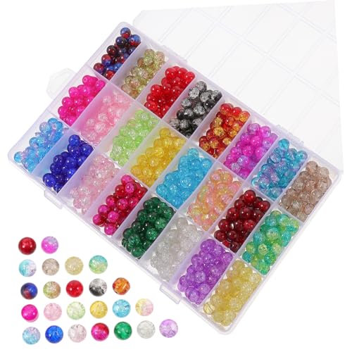 DOITOOL 1 Schachtel Glasperlen für Diy Schmuckherstellung Vielseitige Spacer Perlen für Armbänder und Bastelprojekte Aufbewahrungsbox DOITOOL 1 Schachtel Glasperlen für Diy Schmuckherstellung Vielseitige Spacer Perlen für Armbänder und Bastelprojekte Aufbewahrungsbox von DOITOOL