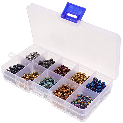 DOITOOL 1 Schachtel Glasperlen für Diy Schmuckherstellung für Armbänder und Langlebig und Hautfreundlich Vielseitig Einsetzbar Einfach zu Verarbeiten DOITOOL 1 Schachtel Glasperlen für Diy Schmuckherstellung für Armbänder und Langlebig und Hautfreundlich Vielseitig Einsetzbar Einfach zu Verarbeiten von DOITOOL