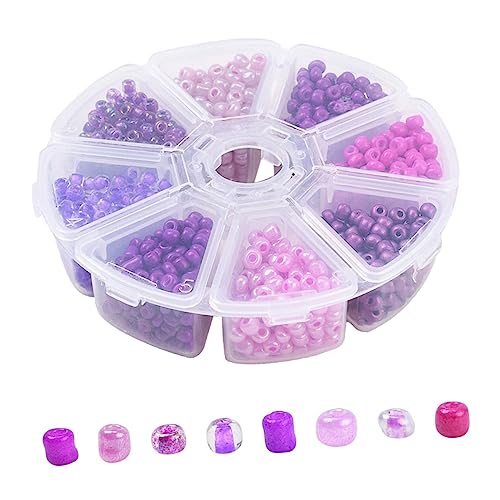DOITOOL 1 Schachtel Glasperlen für Schmuckherstellung Farbverlauf Runde Diy Spacer Beads für Armbänder Ohrringe und Schlüsselanhänger Geeignet für Bastelprojekte und Kreative DOITOOL 1 Schachtel Glasperlen für Schmuckherstellung Farbverlauf Runde Diy Spacer Beads für Armbänder Ohrringe und Schlüsselanhänger Geeignet für Bastelprojekte und Kreative von DOITOOL