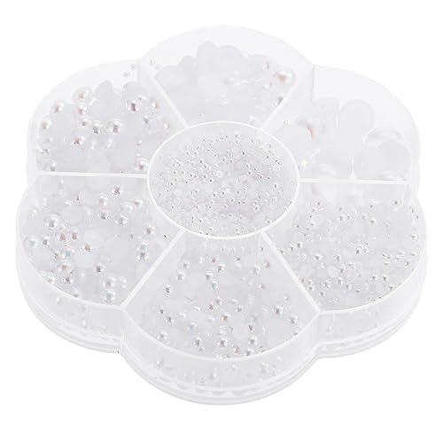 DOITOOL 1 Schachtel Kreative Nail Art Perlen Halbkugel DIY Dekorationszubehör Multi Funktionale Nail Charms für Handwerksprojekte und Geschenkideen DOITOOL 1 Schachtel Kreative Nail Art Perlen Halbkugel DIY Dekorationszubehör Multi Funktionale Nail Charms für Handwerksprojekte und Geschenkideen von DOITOOL