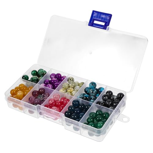 DOITOOL 1 Schachtel Kristall Glasperlen Herstellung für Reiz Abstandshalter Perlenschmuck handgefertigte Perlen Schmuck Handwerk Perlen lose Abstandsperlen Schmuckperlen DOITOOL 1 Schachtel Kristall Glasperlen Herstellung für Reiz Abstandshalter Perlenschmuck handgefertigte Perlen Schmuck Handwerk Perlen lose Abstandsperlen Schmuckperlen von DOITOOL
