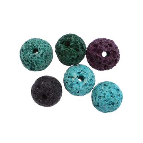 DOITOOL 1 Schachtel Künstliche Vulkanstein Perlen Runde Spacer Beads für Schmuckherstellung DIY Bastelperlen mit Schwarz Grün Langlebig und Farbecht DOITOOL 1 Schachtel Künstliche Vulkanstein Perlen Runde Spacer Beads für Schmuckherstellung DIY Bastelperlen mit Schwarz Grün Langlebig und Farbecht von DOITOOL