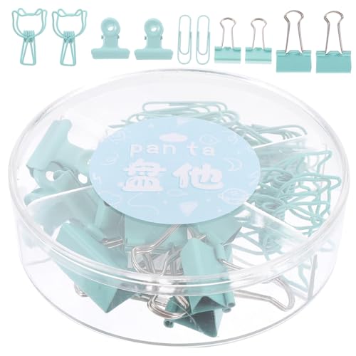 DOITOOL 1 Schachtel Multi Use Büroklammern Dekorative Binder Clips für Dokumente Geld und Dateien Vielseitig Einsetzbar für Büro und Zuhause von DOITOOL