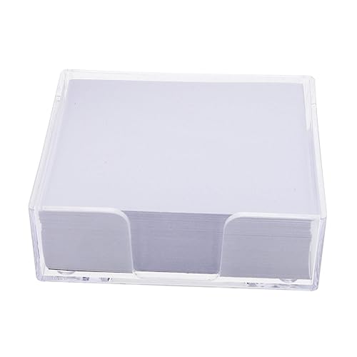 DOITOOL 1 Schachtel Notizpapier Box mit Durchsichtiger Verpackung Tragbares Memo Papier für Studenten Bürobedarf für Notizen und Organisation von DOITOOL