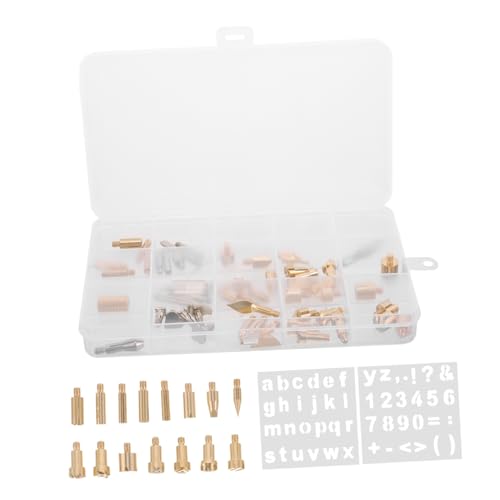 DOITOOL 1 Schachtel Pyrographie Stiftspitzen Ersatzspitzen für Holzbrandmalerei Teilig mit Aufbewahrungsbox Langlebige Metallspitzen Einfach zu Bedienen für Präzise Designs DOITOOL 1 Schachtel Pyrographie Stiftspitzen Ersatzspitzen für Holzbrandmalerei Teilig mit Aufbewahrungsbox Langlebige Metallspitzen Einfach zu Bedienen für Präzise Designs von DOITOOL