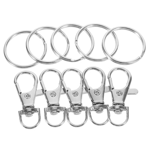 DOITOOL 1 Schachtel Rotierbare Karabiner Schlüsselringe Teiliges Metallöse für Taschen Handwerkszubehör Vielseitige Anwendung für Handtaschen Rucksäcke Diy Projekte und Mehr von DOITOOL