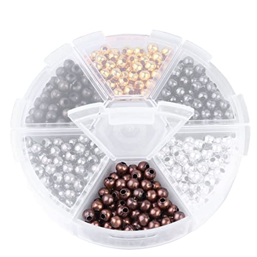 DOITOOL 1 Schachtel Runde Bastelperlen für Diy Schmuck Gemischte Kreative Perlen für Armbänder und für Handarbeiten und Dekoration Langlebig und Farbenfroh DOITOOL 1 Schachtel Runde Bastelperlen für Diy Schmuck Gemischte Kreative Perlen für Armbänder und für Handarbeiten und Dekoration Langlebig und Farbenfroh von DOITOOL