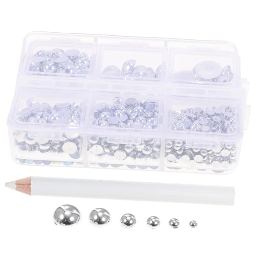 DOITOOL 1 Schachtel Simulierte Halbkreis perlen mit Flachem Boden Box Geruchlos Langlebig DIY Nail Art Bekleidungszubehör Einfache Anwendung für Handwerk Bastelprojekte DOITOOL 1 Schachtel Simulierte Halbkreis perlen mit Flachem Boden Box Geruchlos Langlebig DIY Nail Art Bekleidungszubehör Einfache Anwendung für Handwerk Bastelprojekte von DOITOOL