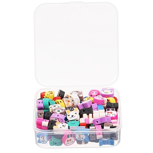 DOITOOL 1 Schachtel Weicher Keramik -Perlenschmuck Reiz Miniatur Party Perlen für Schmuckhersteller tierische Abstandsperlen Tierperlen für die Schmuckherstellung Spacer Perlen Polymer-Ton DOITOOL 1 Schachtel Weicher Keramik -Perlenschmuck Reiz Miniatur Party Perlen für Schmuckhersteller tierische Abstandsperlen Tierperlen für die Schmuckherstellung Spacer Perlen Polymer-Ton von DOITOOL