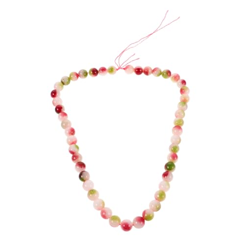 DOITOOL 1 Strang Wassermelonen Kristallperlen 8 Mm Runde Lose Perlen Zur Schmuckherstellung DIY Armbänder Halsketten Kreatives Basteln von DOITOOL