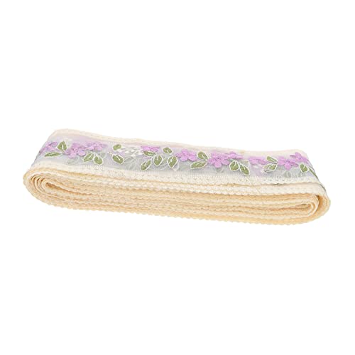 DOITOOL 1 Stück Blumenmuster Spitzenband Yards Hochwertige Stickerei für Diy Bastelarbeiten Dekoration von Kleidung Vorhängen und Tischdecken Applikationen für Hochzeiten und Besondere von DOITOOL