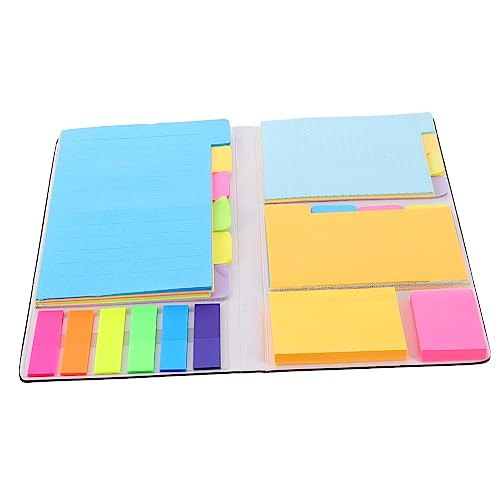 DOITOOL 1 Stück Büro Haftnotizen Notizblock Selbstklebend Kreatives Design Abreißbar Lösung für Studium und Bürobedarf Schwarz von DOITOOL