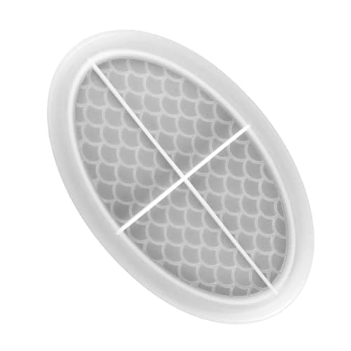 DOITOOL 1 Stück DIY Silikonform für Ovale Snackschalen Hochwertige Gießform für Serviertabletts für Bastelprojekte und Aufbewahrungslösungen von DOITOOL