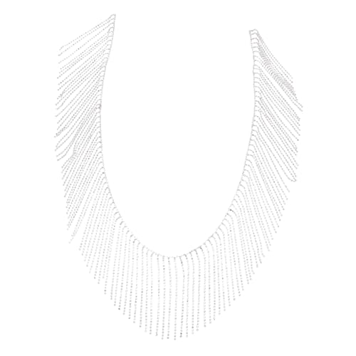 DOITOOL 1 Stück Dekorativer Strassband Tassel für DIY Projekte Lange Glänzende Verzierungen für Kleidung und Accessoires zum Aufpeppen von Designs und Kreativen Handwerken von DOITOOL