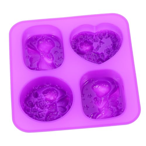 DOITOOL 1 Stück Handgemachte Seifenform Silikon Praktische Engel Form für Seifenherstellung Flexibel und Antihaftend für Diy Seifen und Kuchen von DOITOOL