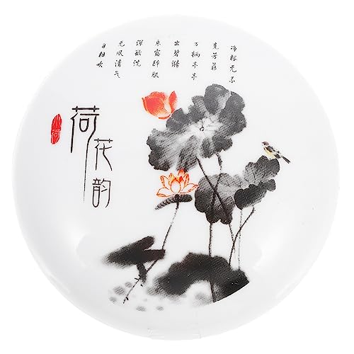 DOITOOL 1 Stück Keramische Stempelkissenbox Traditionelle Chinesische Kalligraphie Tintenpaste Aufbewahrungsbox Rote Leicht und Tragbar für Kalligraphie und Künstler DOITOOL 1 Stück Keramische Stempelkissenbox Traditionelle Chinesische Kalligraphie Tintenpaste Aufbewahrungsbox Rote Leicht und Tragbar für Kalligraphie und Künstler von DOITOOL