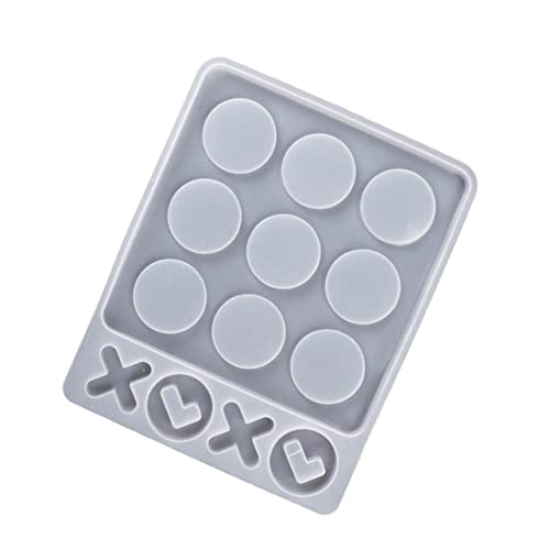 DOITOOL 1 Stück Kreative Silikonform für Toe Brettspiel Diy Tischspiel Gießform Langlebig und Wiederverwendbar für Familien und DOITOOL 1 Stück Kreative Silikonform für Toe Brettspiel Diy Tischspiel Gießform Langlebig und Wiederverwendbar für Familien und von DOITOOL