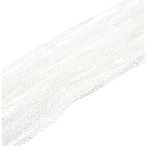 DOITOOL 1 Stück Lace Trim Weißes Wellenmuster Yards Dekoratives Spitzenband für Hochzeitsdekoration Diy Nähprojekte und Kleidung Elegantes Accessoire für Besondere Anlässe von DOITOOL