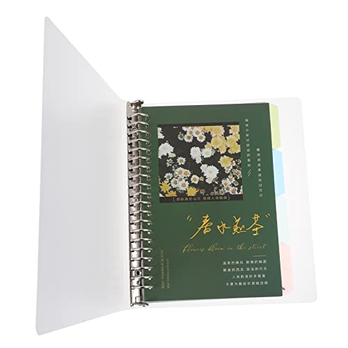 DOITOOL 1 Stück Retro Notizbuch Cover aus PVC Kreatives und Abnehmbares Design für Lehrer Vintage Handbuchhülle Schützt Notizen und Tagebücher und Praktische Schulmaterialien von DOITOOL