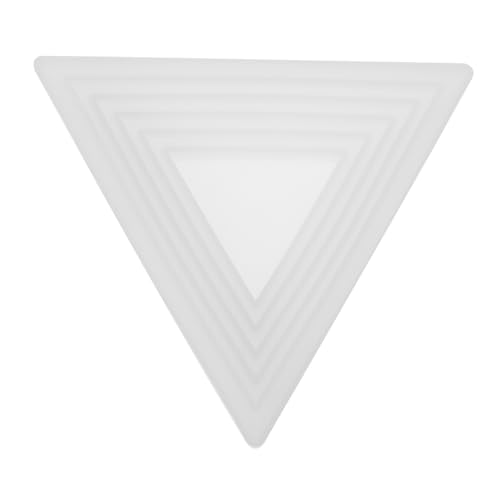 DOITOOL 1 Stück Silikonform für DIY Projekte Dreieckige Gießform mit Treppen Design für Herstellung von Praktischen Aufbewahrungstabletts Leicht zu Reinigen und Wiederverwendbar Lösung für DOITOOL 1 Stück Silikonform für DIY Projekte Dreieckige Gießform mit Treppen Design für Herstellung von Praktischen Aufbewahrungstabletts Leicht zu Reinigen und Wiederverwendbar Lösung für von DOITOOL