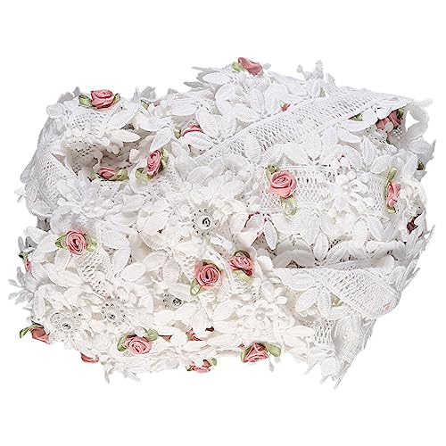 DOITOOL 1 Stück Yards Blumenstickerei Spitze Band Elegantes Diy Zubehör für Bekleidung Wohntextilien und Handwerksprojekte Vielseitig und Dekoration für Accessoires DOITOOL 1 Stück Yards Blumenstickerei Spitze Band Elegantes Diy Zubehör für Bekleidung Wohntextilien und Handwerksprojekte Vielseitig und Dekoration für Accessoires von DOITOOL