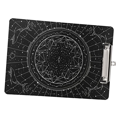 DOITOOL 1 Stück -buchboardordner Zwischenablage Bretter Klemmbretthalter Speicherklemme Arbeitsklemmbrett Mit Aufbewahrung Papierhalter Für Schreibtisch Black von DOITOOL