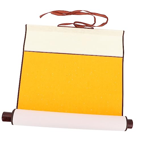 DOITOOL 1 Stück calligraphy wandverkleidung Aufhängen Leere Papierrolle für chinesische Kalligraphie Federrolle Schreiben Wandrolle Kalligraphie leer leere Kalligrafie Reis Papier Coffee von DOITOOL