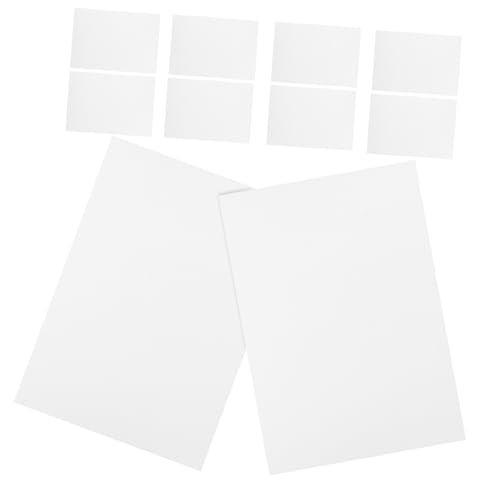 DOITOOL 10 Blatt Blätter blasgeformtes Brett Basteln Kunst dünn farbig Herstellung drucken Bastelschäume Plakatkarton aus Schaumstoff Schaumstoffe für DIY-Projekte DIY-Papierschäume Weiß von DOITOOL
