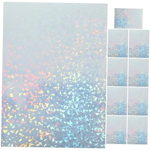 DOITOOL 10 Blatt Blatt PVC-Aufkleber bedrucken farbig Aufkleberpapier holographic sticker Etikettenpapier für den Tintenstrahldrucker Klebepapier Kopierpapier Aufkleber aus Papier DOITOOL 10 Blatt Blatt PVC-Aufkleber bedrucken farbig Aufkleberpapier holographic sticker Etikettenpapier für den Tintenstrahldrucker Klebepapier Kopierpapier Aufkleber aus Papier von DOITOOL