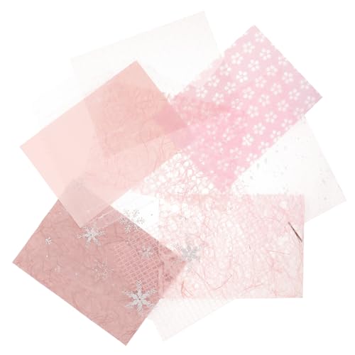 DOITOOL 10 Blatt Dekoratives Scrapbooking Papier Strukturierte Diy Unterlage für Scrapbook Bastelbedarf Weihnachten Kunsthandwerk Individuell Gestaltbare Notizen und Erinnerungen von DOITOOL