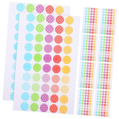 DOITOOL 10 Blatt Farbige Lochverstärkungsaufkleber für Ringbucheinlagen Selbstklebende Verstärkungslabels für Gelochtes Papier pro Praktische Schutzsticker für Büro und Basteln DOITOOL 10 Blatt Farbige Lochverstärkungsaufkleber für Ringbucheinlagen Selbstklebende Verstärkungslabels für Gelochtes Papier pro Praktische Schutzsticker für Büro und Basteln von DOITOOL