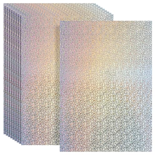 DOITOOL 10 Blatt - Glitzerpapier zum Basteln Schwergewicht glänzend bunte Papiere Pastell Karte Papierhandwerk Scrapbook-Karton holografischer Karton Scrapbook-Papiere Papierstau von DOITOOL