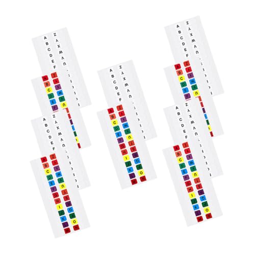 DOITOOL 10 Blatt Index-Label Registerkarten für Notizblockseiten Etikett Rosa notizbuch mit tabs dekorative alphabet tabs Seitenregisterkarten kleben kleine klebrige Laschen das Haustier von DOITOOL