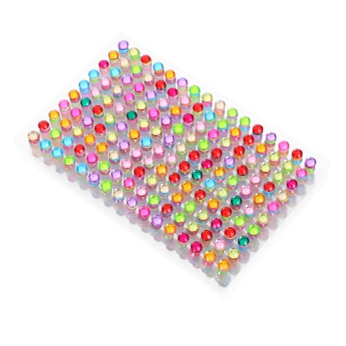 DOITOOL 10 Blatt Selbstklebende Acryl Strasssteine Glitzernde Flatback Rhinestones für Gesichtsschmuck Bastelprojekte Kartendekoration und DIY Kunsthandwerk Starker Halt Vielseitig von DOITOOL