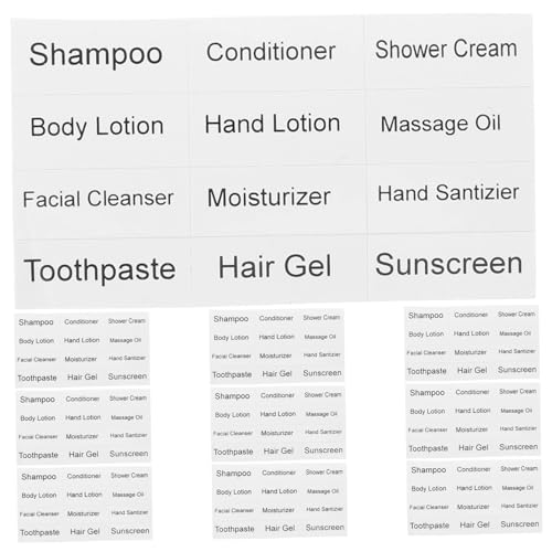 DOITOOL 10 Blatt Spendeflaschenetikett Kosmetik wiederverwendbar Wasserdicht reisen travel sticker travel accessories Etiketten für Shampoospender Aufkleber für Unterflaschen Papier Weiß DOITOOL 10 Blatt Spendeflaschenetikett Kosmetik wiederverwendbar Wasserdicht reisen travel sticker travel accessories Etiketten für Shampoospender Aufkleber für Unterflaschen Papier Weiß von DOITOOL