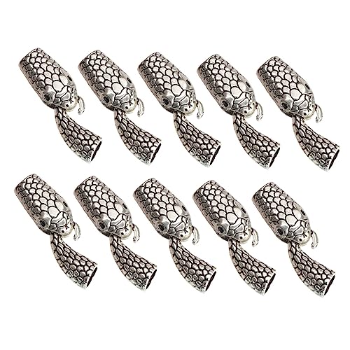 DOITOOL 10 Paar Armbandverschlüsse Und Verschlüsse Schmuck Schlangen Knebelverschluss Schlangenhaken Halskettenverschlüsse Schlangenkopfverschluss Armband Knebelverschluss Armband DOITOOL 10 Paar Armbandverschlüsse Und Verschlüsse Schmuck Schlangen Knebelverschluss Schlangenhaken Halskettenverschlüsse Schlangenkopfverschluss Armband Knebelverschluss Armband von DOITOOL