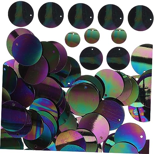 DOITOOL 10 Paillettenzubehör Nähen runde Pailletten Stickerei runden säckchen bastelzeug dekoringe verkleidung schublehre DIY Kleidung Pailletten Paillettenverzierungen für Kleidung PVC von DOITOOL
