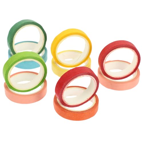 DOITOOL 10 Rollen Abdeckband Regenbogen Dickes Dekorationsband Scrapbook Klebeband Klebefarben Schillernd Dünn Bastelaufkleber DIY Buntes Bastelband Dekorativ Ablösbar Pastell DOITOOL 10 Rollen Abdeckband Regenbogen Dickes Dekorationsband Scrapbook Klebeband Klebefarben Schillernd Dünn Bastelaufkleber DIY Buntes Bastelband Dekorativ Ablösbar Pastell von DOITOOL