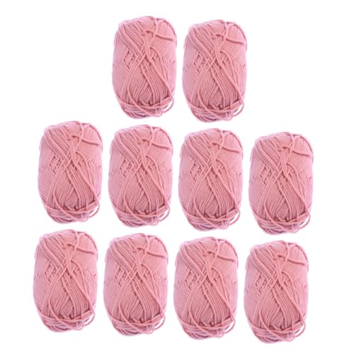 DOITOOL 10 Rollen Baumwollgarn Fach Geflochtenes Strickgarn für DIY Häkel und Handarbeitsprojekte Strapazierfähiges Buntes Baumwollhäkelgarn für Schmuck Dekoration und Pullover DOITOOL 10 Rollen Baumwollgarn Fach Geflochtenes Strickgarn für DIY Häkel und Handarbeitsprojekte Strapazierfähiges Buntes Baumwollhäkelgarn für Schmuck Dekoration und Pullover von DOITOOL
