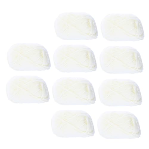 DOITOOL 10 Rollen Fach Baumwollgarn zum Stricken und Häkeln Extra Dicke Weiche Milchbaumwolle Hautfreundlich Warmes DIY Handarbeitsgarn für Pullover Mützen und Bastelprojekte DOITOOL 10 Rollen Fach Baumwollgarn zum Stricken und Häkeln Extra Dicke Weiche Milchbaumwolle Hautfreundlich Warmes DIY Handarbeitsgarn für Pullover Mützen und Bastelprojekte von DOITOOL