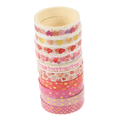 DOITOOL 10 Rollen Heißpräge-Washi-Tape Papier verwaschenes Klebeband Sammelalbum liefert the washi tape bulletjournaling aufkleber weihnachten sticker weihnachten Milchband Tagebuchband DOITOOL 10 Rollen Heißpräge-Washi-Tape Papier verwaschenes Klebeband Sammelalbum liefert the washi tape bulletjournaling aufkleber weihnachten sticker weihnachten Milchband Tagebuchband von DOITOOL