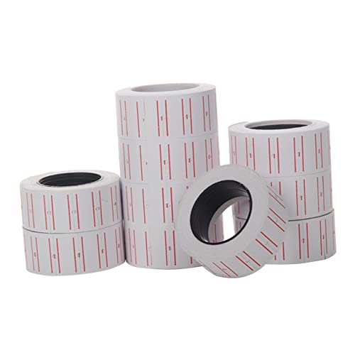 DOITOOL 10 Rollen Preisetiketten Papier Selbstklebende Preisschildaufkleber für Supermärkte für Preisauszeichner Lesbare Etiketten für Lebensmittelgeschäfte und Obstläden DOITOOL 10 Rollen Preisetiketten Papier Selbstklebende Preisschildaufkleber für Supermärkte für Preisauszeichner Lesbare Etiketten für Lebensmittelgeschäfte und Obstläden von DOITOOL