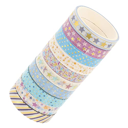 DOITOOL 10 Rollen Washi Tape Diy Bastel Klebeband Dekoratives Scrapbook Klebeband Vielseitig Haftend Leicht Ablösbar für Planer Journal Scrapbooking Kreativgestaltung DOITOOL 10 Rollen Washi Tape Diy Bastel Klebeband Dekoratives Scrapbook Klebeband Vielseitig Haftend Leicht Ablösbar für Planer Journal Scrapbooking Kreativgestaltung von DOITOOL