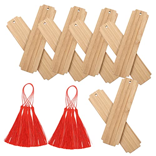 DOITOOL 10 Sätze Blanko Holz Lesezeichen mit Löchern zum Selbstgestalten Diy Buchmarker aus Stabilem Holz für Basteln Scrapbooking und Dekoration für Buchliebhaber und Diy Fans DOITOOL 10 Sätze Blanko Holz Lesezeichen mit Löchern zum Selbstgestalten Diy Buchmarker aus Stabilem Holz für Basteln Scrapbooking und Dekoration für Buchliebhaber und Diy Fans von DOITOOL