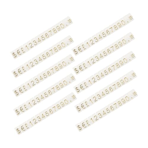 DOITOOL 10 Saiten Preisschild Steht Etikett Preisständer Klein Thekenständer Einzelhandel Anzeige Stand Shows Preisnummernblock Zeigen Preiswürfel Für Schmuck Mit Basis Preisblock Plastik DOITOOL 10 Saiten Preisschild Steht Etikett Preisständer Klein Thekenständer Einzelhandel Anzeige Stand Shows Preisnummernblock Zeigen Preiswürfel Für Schmuck Mit Basis Preisblock Plastik von DOITOOL