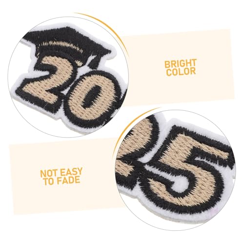DOITOOL 10 Stk. Teiliges Bestickte Aufnäher Graduation Patches für Kleidung zum Aufbügeln und Aufnähen Vielseitig für Jacken Hüte Jeans Rucksäcke Diy Abschluss Saison DOITOOL 10 Stk. Teiliges Bestickte Aufnäher Graduation Patches für Kleidung zum Aufbügeln und Aufnähen Vielseitig für Jacken Hüte Jeans Rucksäcke Diy Abschluss Saison von DOITOOL