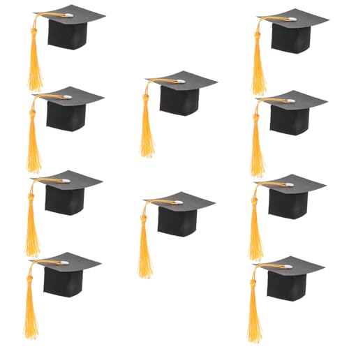 DOITOOL 10 Stück Abschlusskappen Für Die Abschlussfeier Weinflaschen Ornamente Mini Abschlusskappen Dekorationen Mini Absolventenhut Aufsätze Tischdekorationen Für Absolventen DOITOOL 10 Stück Abschlusskappen Für Die Abschlussfeier Weinflaschen Ornamente Mini Abschlusskappen Dekorationen Mini Absolventenhut Aufsätze Tischdekorationen Für Absolventen von DOITOOL