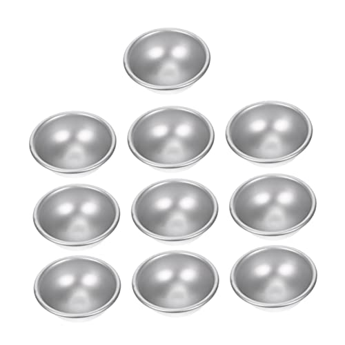DOITOOL 10 Stück Aluminium Badebomben Formen Diy Halbkugel Moulds für Badezusätze für Seifenherstellung und Kreative Bastelprojekte DOITOOL 10 Stück Aluminium Badebomben Formen Diy Halbkugel Moulds für Badezusätze für Seifenherstellung und Kreative Bastelprojekte von DOITOOL