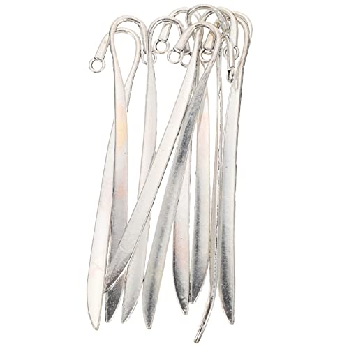 DOITOOL 10 Stück Anhänger aus Legierung Charme-Lesezeichen Schmuck für Vintage Lesezeichen Reiz Armband selber machen Haarspangen DIY DIY-Bastelanhänger Bastellegierungsanhänger Silver DOITOOL 10 Stück Anhänger aus Legierung Charme-Lesezeichen Schmuck für Vintage Lesezeichen Reiz Armband selber machen Haarspangen DIY DIY-Bastelanhänger Bastellegierungsanhänger Silver von DOITOOL